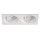 Foco Cuadrado empotrar Konica 190x95mm, para Lámpara GU10/MR16
